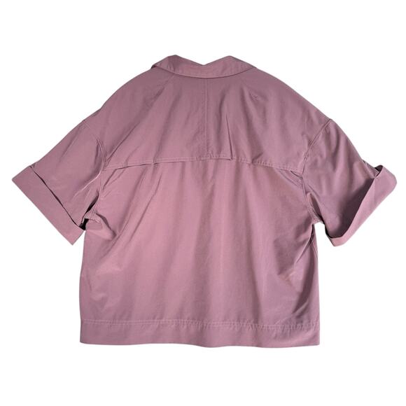 Athleta Mauve Short Sleeve Top - Picture 4 of 10